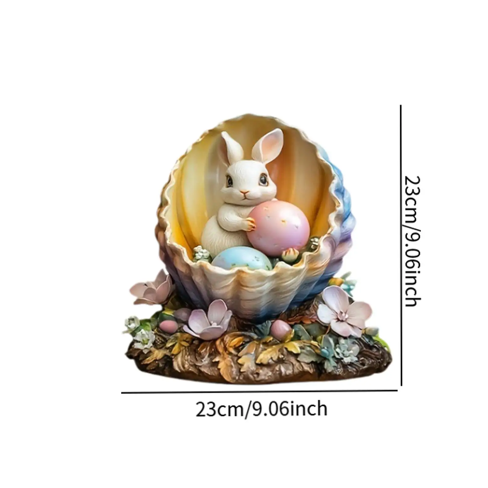 Osterhasen-Figuren, Landschafts-Kaninchen-Modell für Thanksgiving, Rasenurlaub