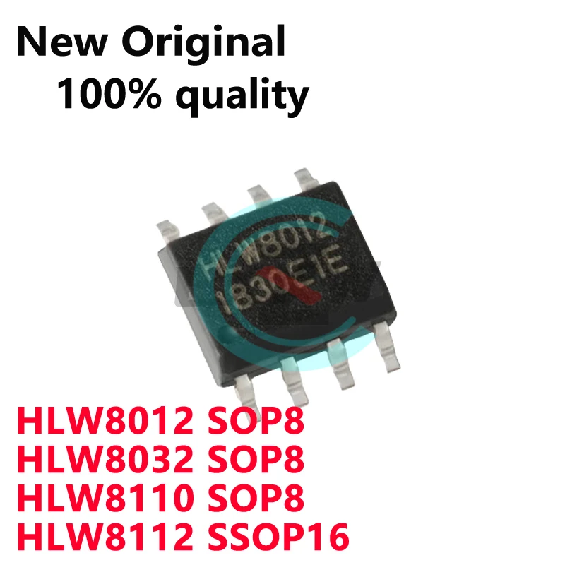 5-10/PCS New Original HLW8012 HLW8110 HLW8032 SOP8 HLW8112 SSOP16 Single-phase multi-function metering chip In Stock