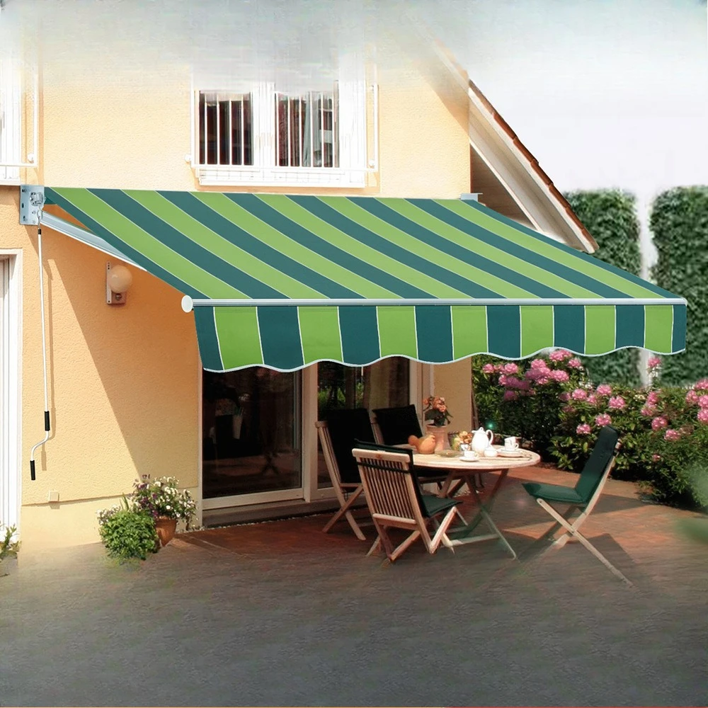 

Folding telescopic household awning, balcony parasol, shrink canopy eaves, courtyard door, outdoor electric awning