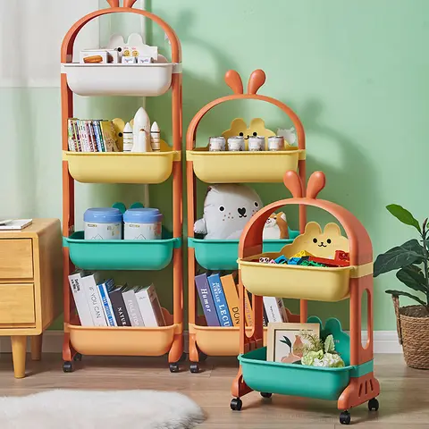 어린이 선반 책장 책 Songmics 선반 도서관 책장 Kinder Regal 책장 장난감 상자 Scaffale Storage Montessori