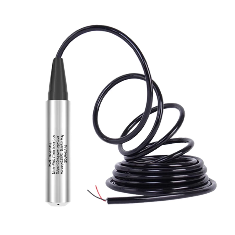 Liquid Level Transmitter Measure 0-500M Water Level Detection Tank Water Pool Level Senaor Transmitter