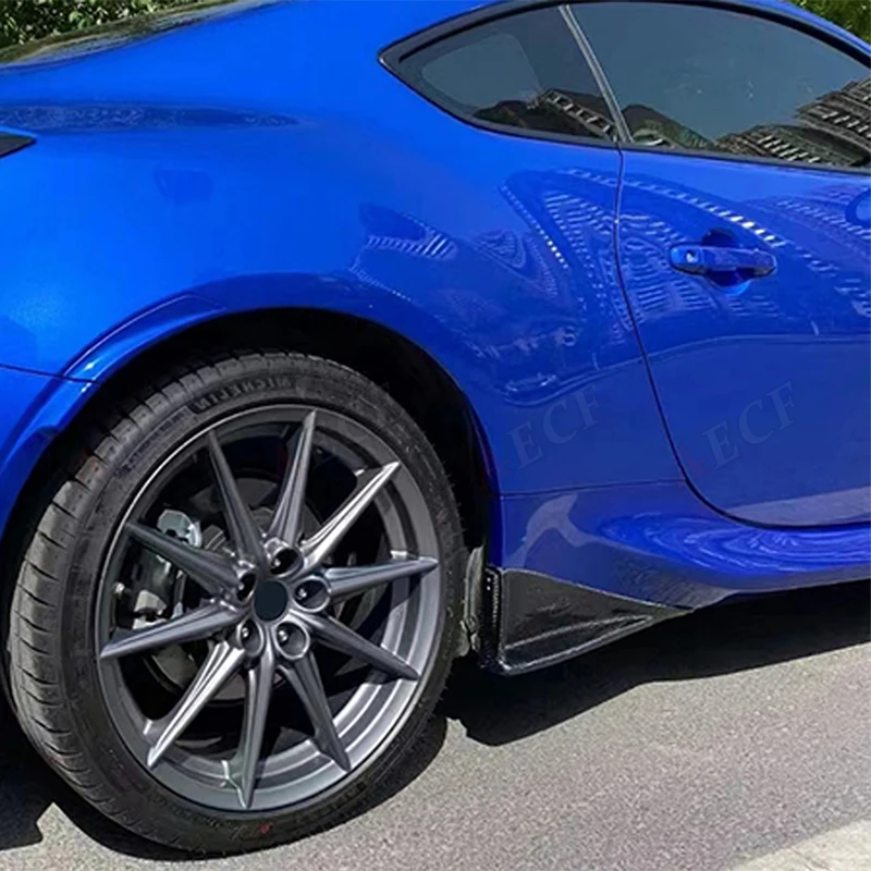 ألياف الكربون المصد الخلفي الشفاه الفاصل لتويوتا سوبارو BRZ GR86 ZN8 ZD8 الزعانف الجانبية الجناح Canards اللوحات المئزر طقم الجسم #5