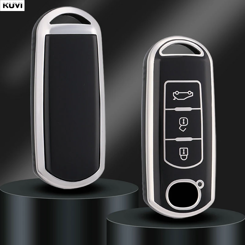 

2 3 кнопки из ТПУ, чехол для автомобильного ключа, брелок для Mazda 2 3 6 Atenza Axela Demio CX-5 CX5 CX-3 CX7 CX-9 2015 2016 2017 2018 2019