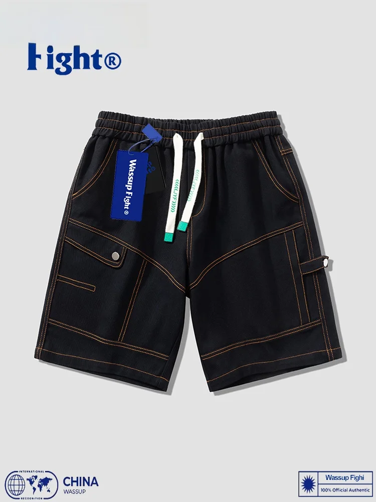 

American Vibe Men's Casual Spor orts Loose Fit Straight Leg Trendy Workwear Five-Quarter Length Faionable Summer orts