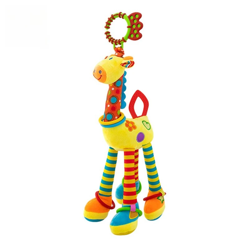 Sonajero móvil para cuna, juguete colgante móvil, juguete de Aprendizaje Temprano para niños pequeños, desarrollo del cerebro, práctica de agarre, cuna de felpa móvil