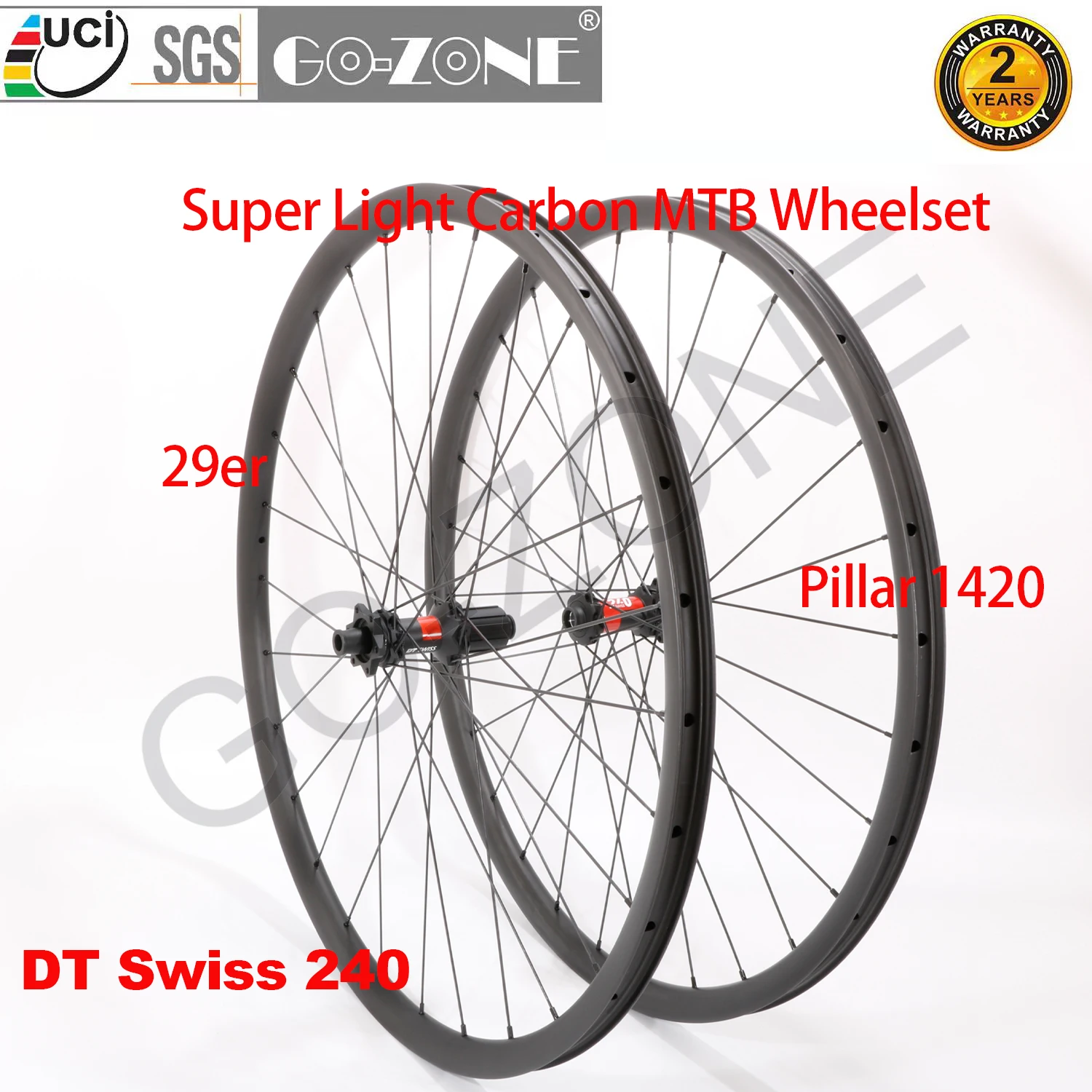 

Super Light 29er Carbon MTB Wheels New Tubeless DT 240 Pillar 1420 Disc Brake Symmetry/Asymmetry 28/28H MTB Wheelset 29