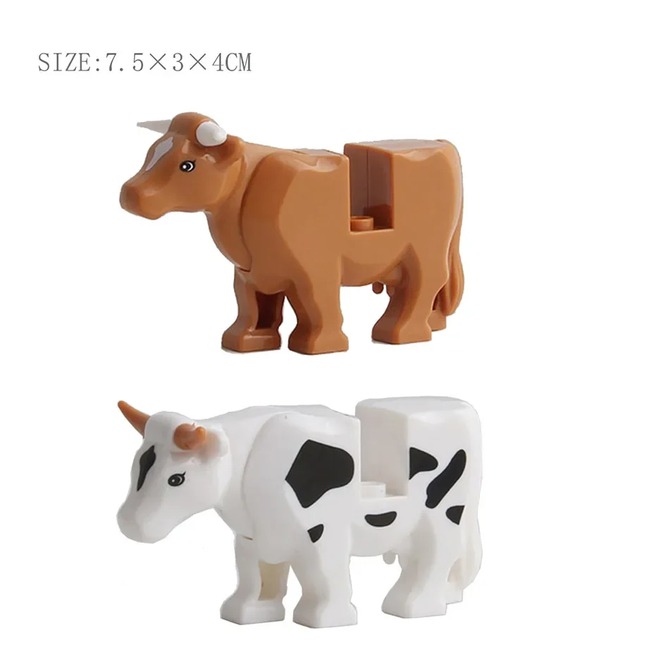 12 قطعة من مكعبات بناء نماذج حيوانات التمساح MOC - ألعاب تعليمية من الطوب للأطفال الصغار #4