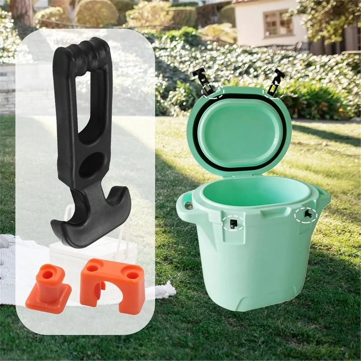 2pcs T-Handle Locks, Rubber Drawer Locks, Toolbox/Refrigerator Replacement Locks, Toolbox Lid Locks, Cabin Lid Locks