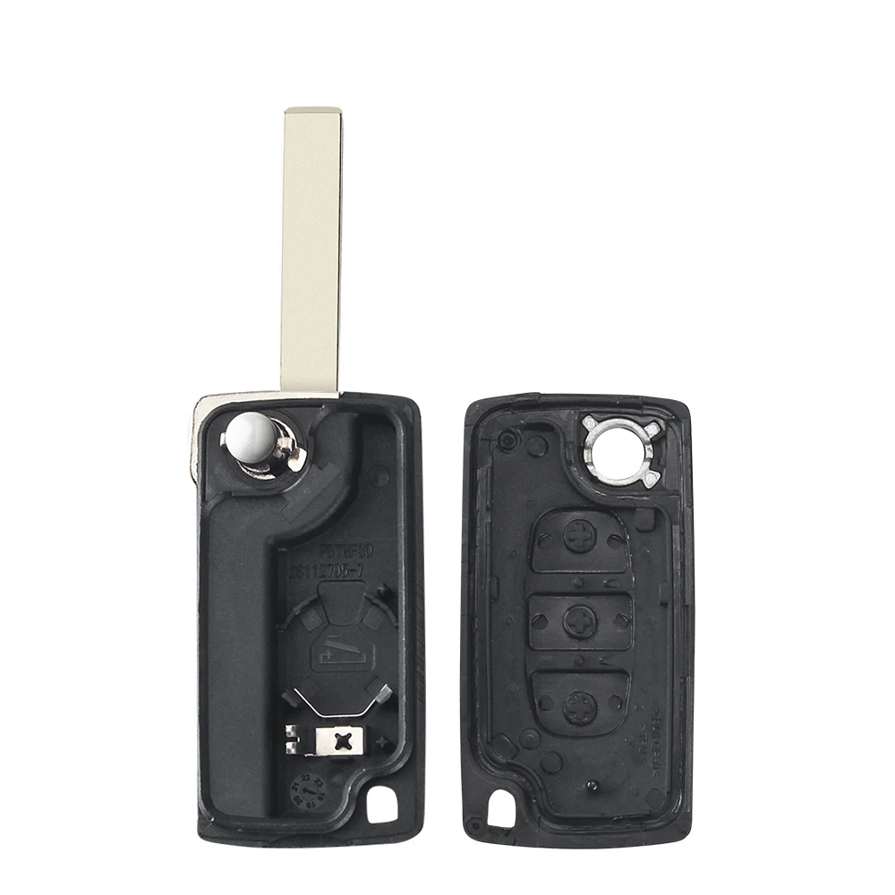 KEYYOU For Citroen C5 X7 C2 C3 C4 Grand Picasso Berlingo C6 C8 3 Buttons light Remote Car Key VA2/HCA 433Mhz ID46 CE0523 Ce0536