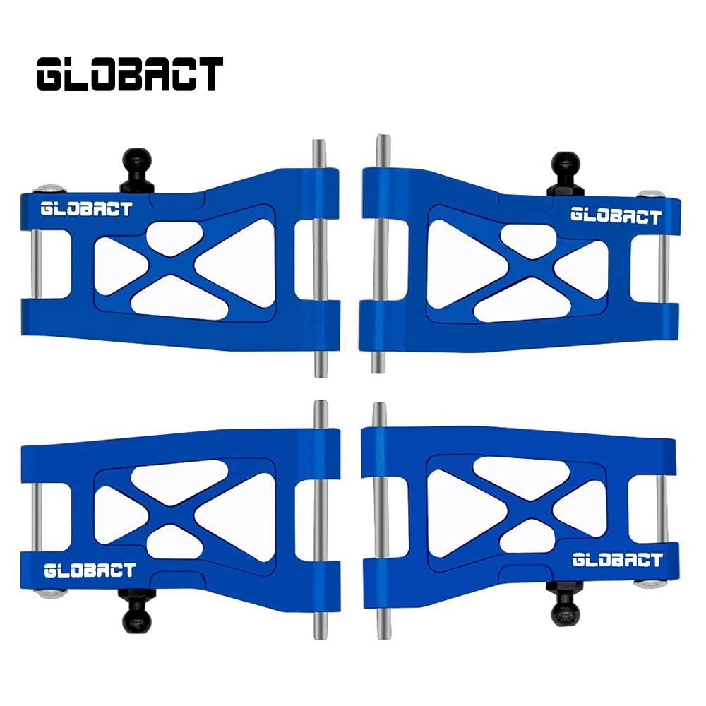 Globact 4-Pack Aluminum Alloy Front Rear Suspension A-Arms Set Upgrades Parts for 1/18 LaTrax Teton Desert Prerunner