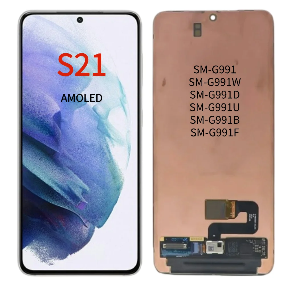 ORI 120HZ AMOLED For Samsung Galaxy S21 5G SM-G991 G991N G991U LCD Display Touch Screen Digitizer Assembly