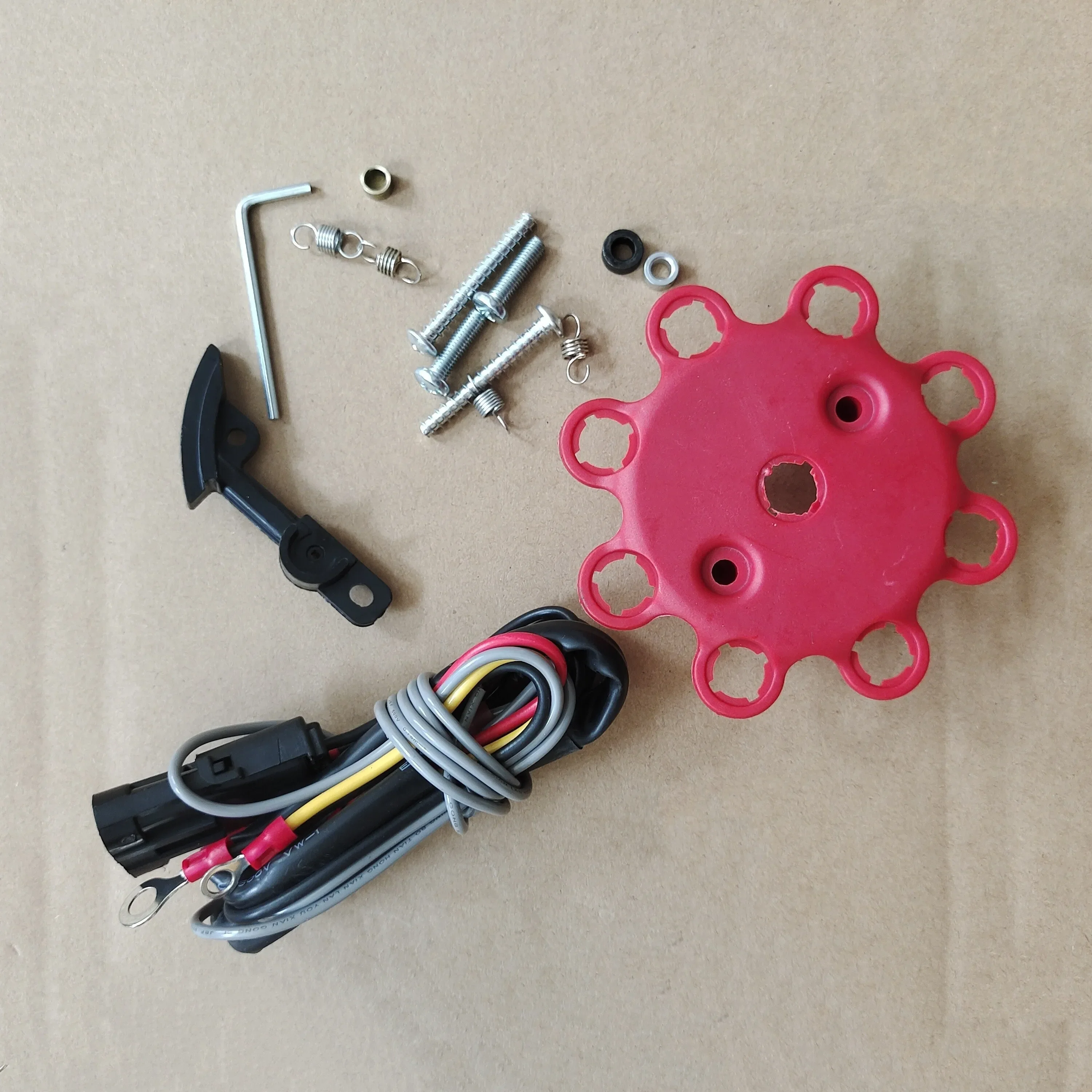 Pro Series R2R Distributor for Ford SBF 260 289 302 V8 Engine Red Cap