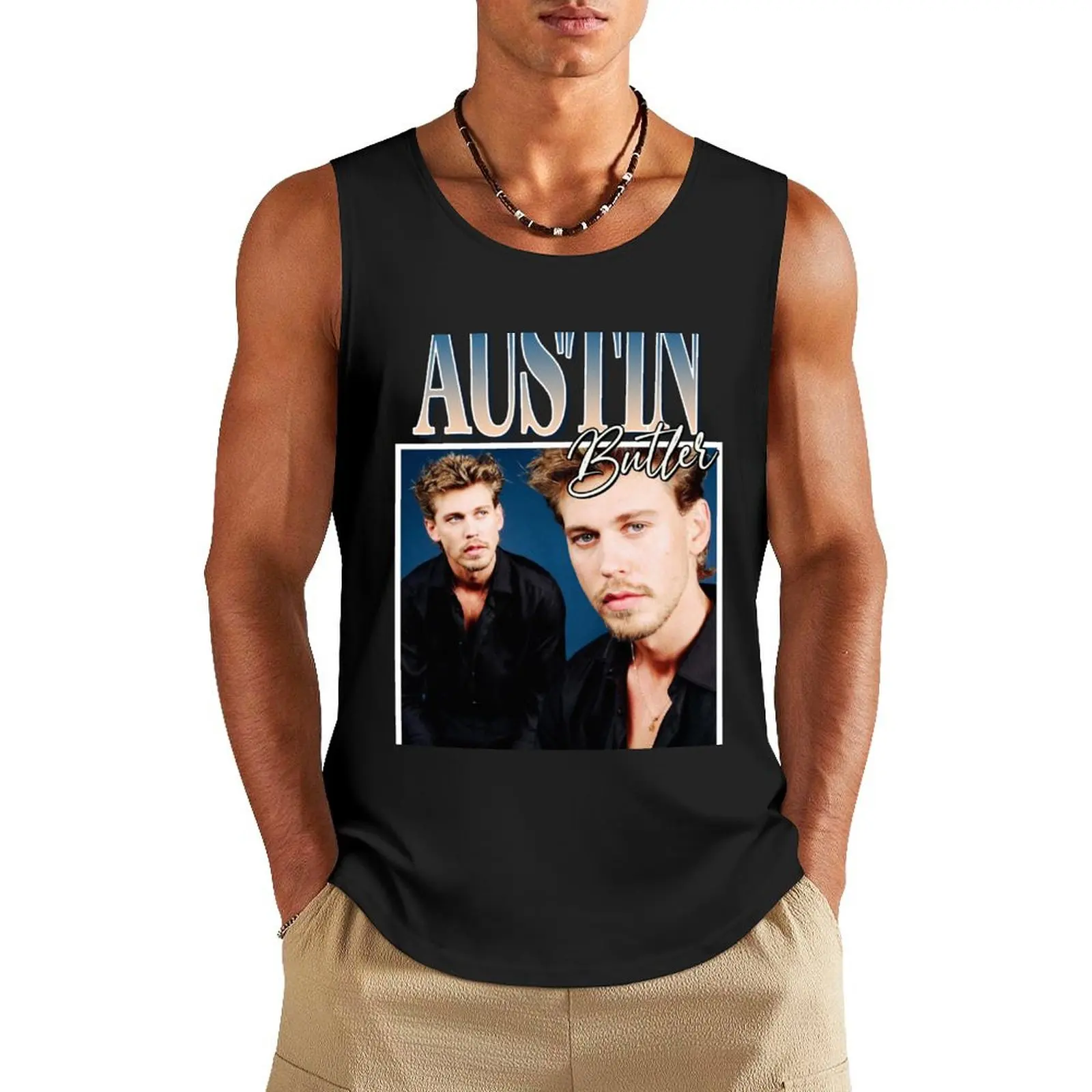 

Austin Butler Tank Top Body man gym accessories men vest for men