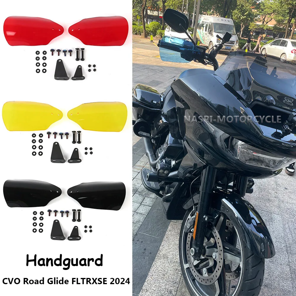 Accesorios para motocicleta, Protector de manos para manillar, cubierta protectora para Harley Road Glide FLTRX 2024, más posteriores, novedad de 2024