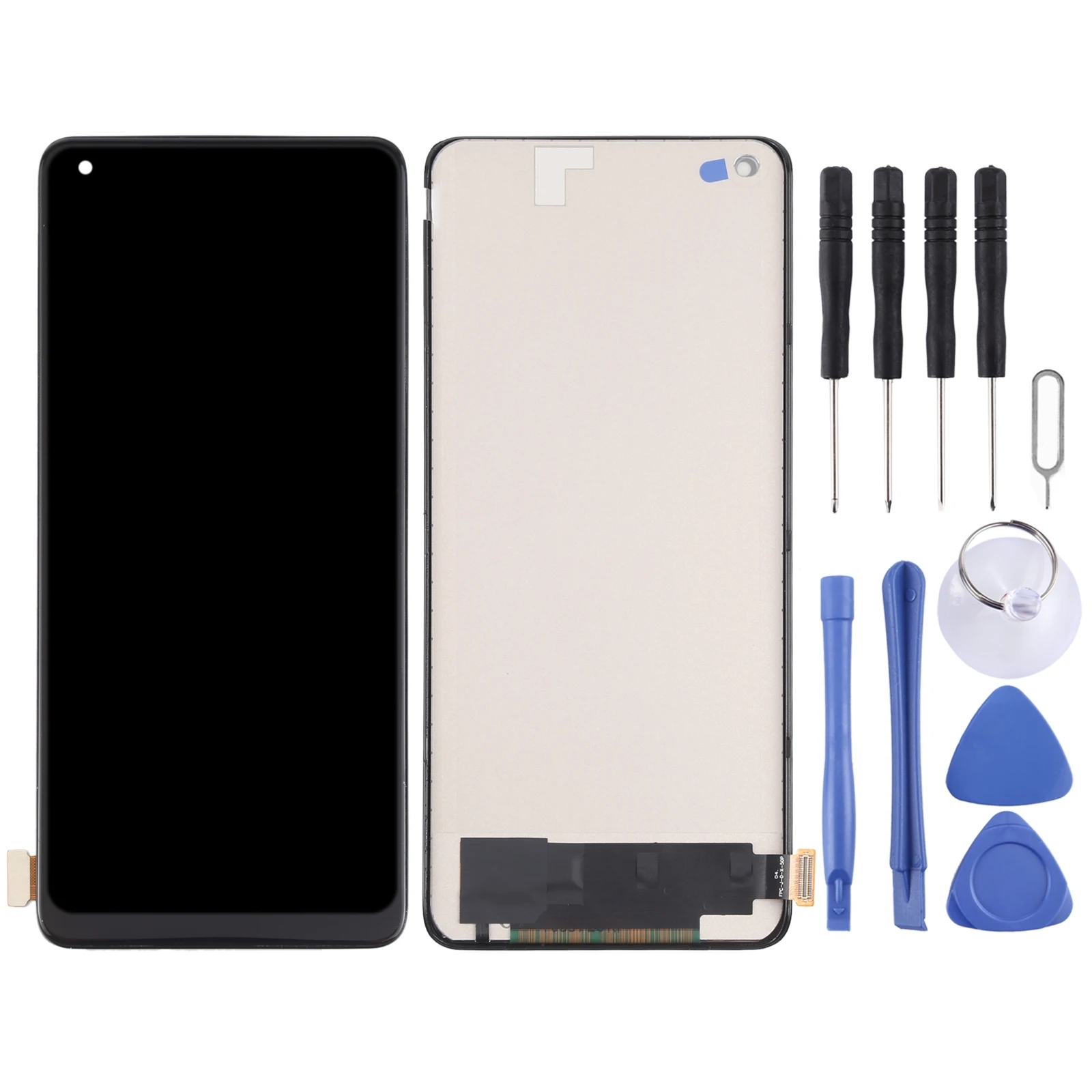 TFT Material LCD Screen and Digitizer Full Assembly (Not Supporting Fingerprint Identification) for vivo X50 Pro V2005A