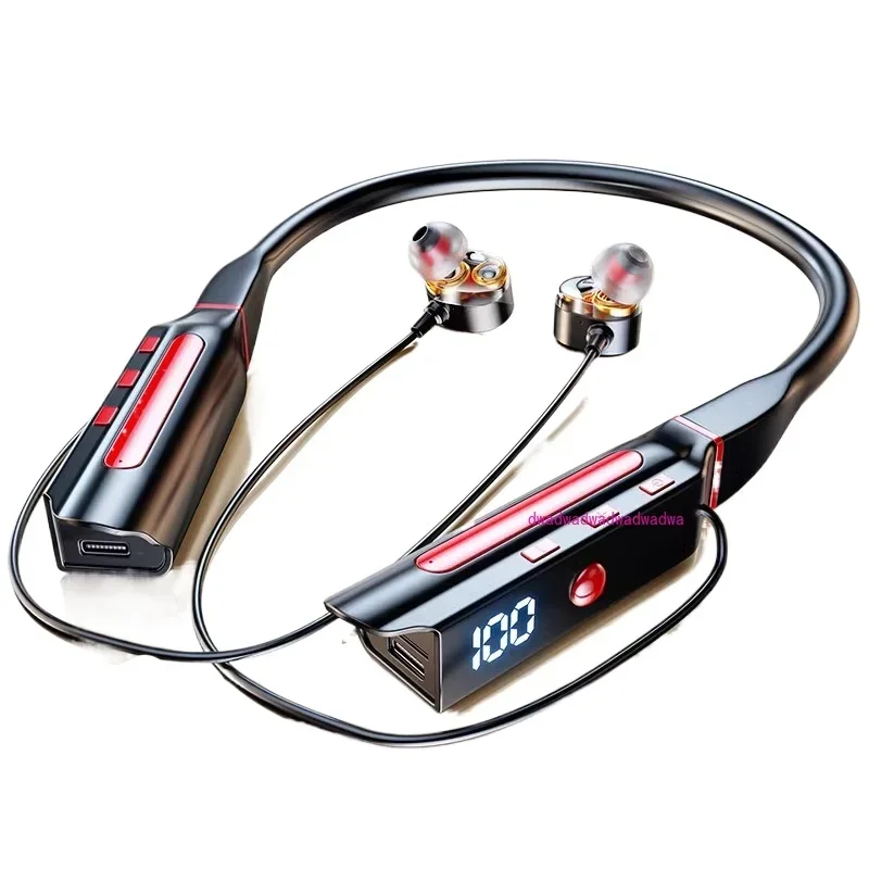 

Bluetooth headset neck neck type large battery life wireless sports 2023 new model