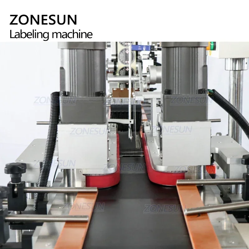 ZONESUN ZS-TB113B Applicatore automatico di etichette per etichettatrice superiore e inferiore con scatola di polvere pressata per crema cosmetica