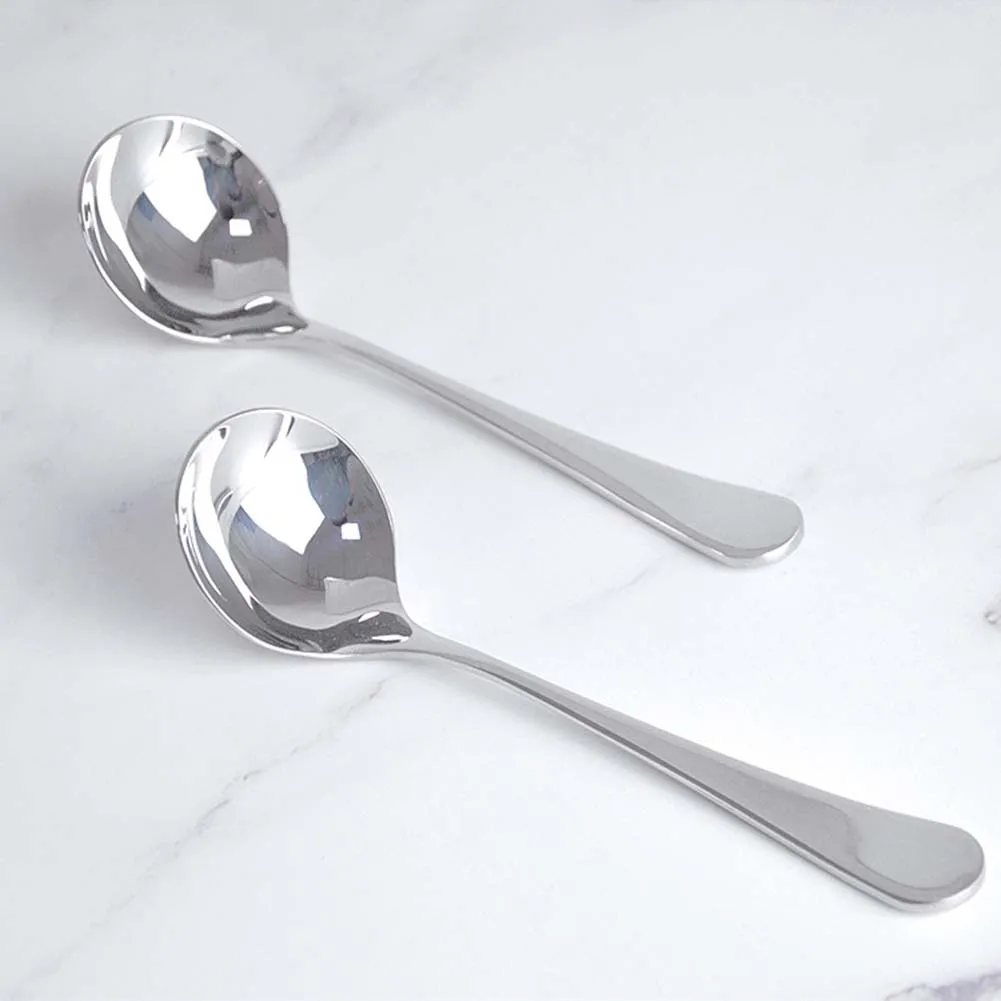 304 Stainless Steel Coffee Spoon Long Handle Multifunction Coffee Tasting Spoon Scoops Coffeeware Kitchen Accessories