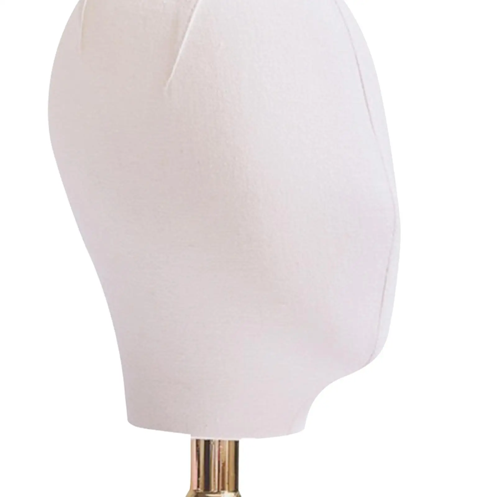 PVC Cloth Mannequin Head Model for Hairdresser Wig Cap Hat Display Stand Durable Base for Salon Boutique Tabletop