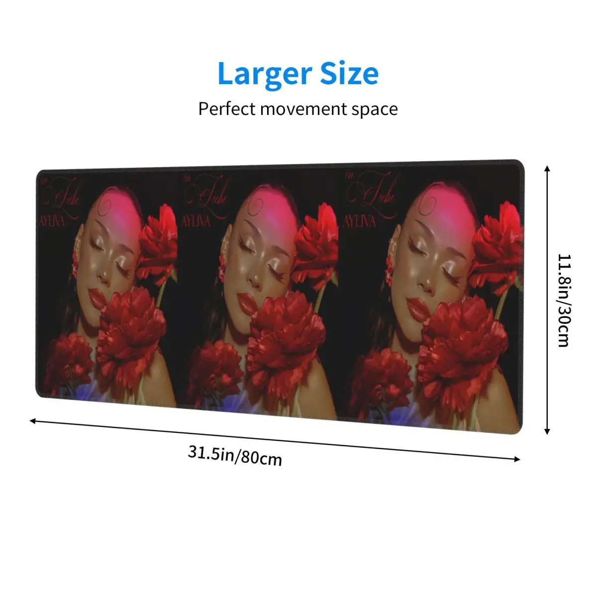Ayliva In Liebe Large Mouse Pad Computer Keyboard Mouse Mat Gamer PC Laptop Desk Mat Office Accessories Table Mats