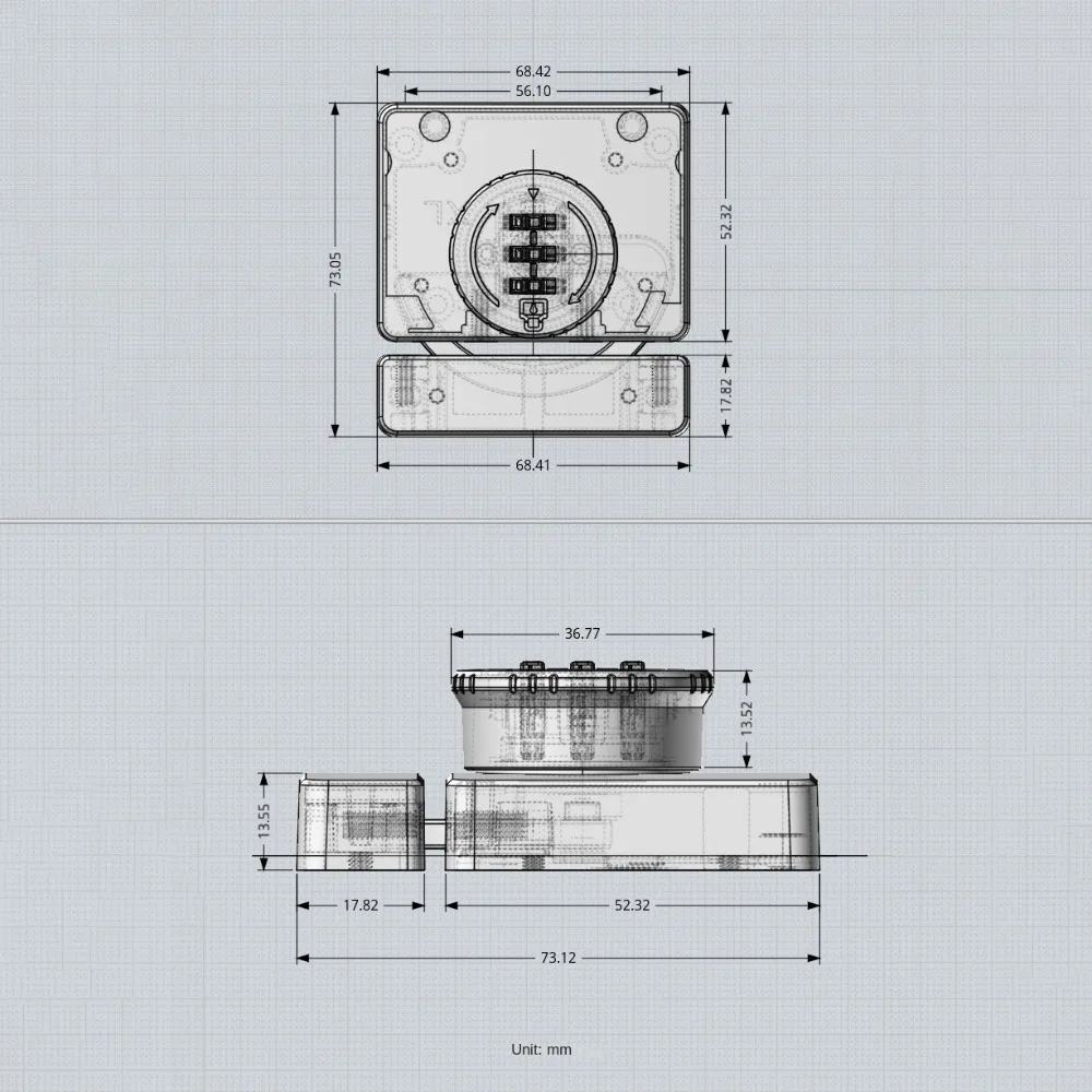 새로운 아연 합금 캐비닛 비밀번호 잠금 장치 빛나는 3 자리 코드 조합 코드 잠금 장치 홈 보안 도난 방지 코드 잠금 장치 캐비닛