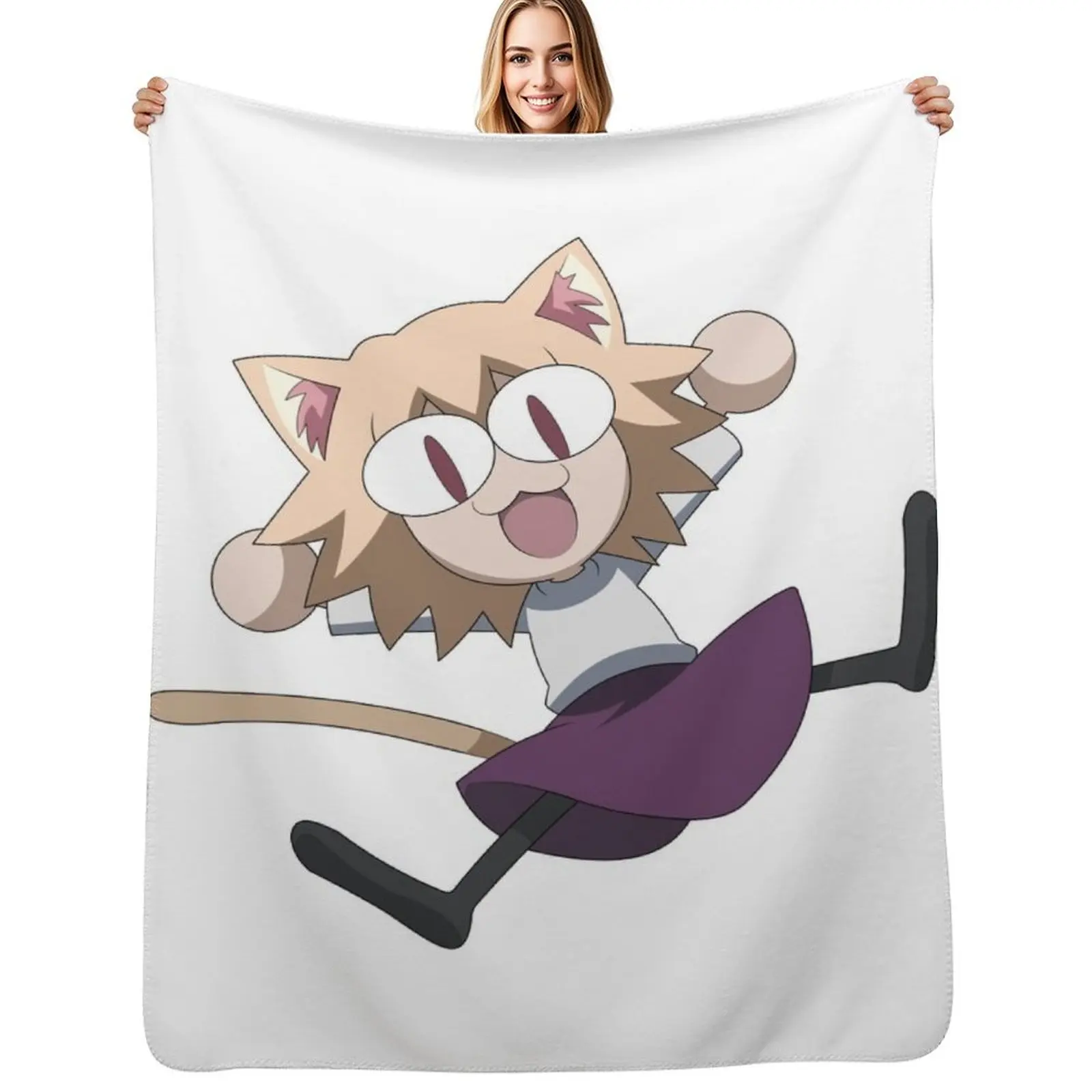 neco arc Throw Blanket Soft Sherpa Fleece Warm Blanket for Winter