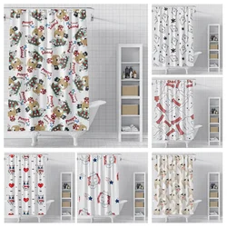 Home decoration shower curtains for bathroom waterproof curtain fabric Modern Nordic style Living Roomcute animal cartoon dogs