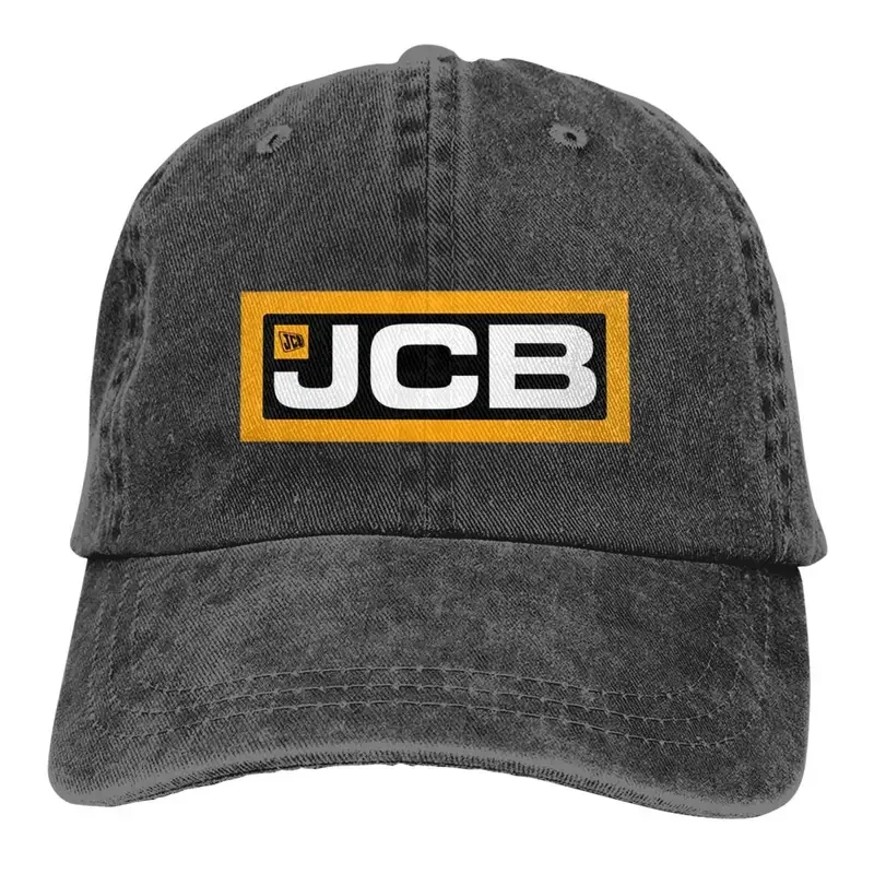 

Jcb Vintage Excavator Baseball Caps, Angered Washed Hip Hop Headwear for Men and Women, Travel Adjustable Fit Hat