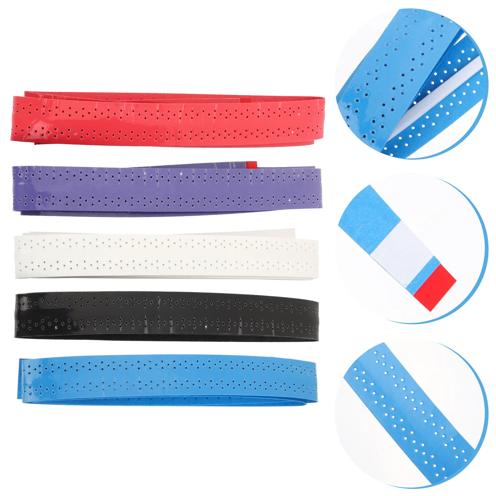 

5 PCS Sports Tape Athletic Badminton Racket Strap Grip Anti-slip Tennis Rackets