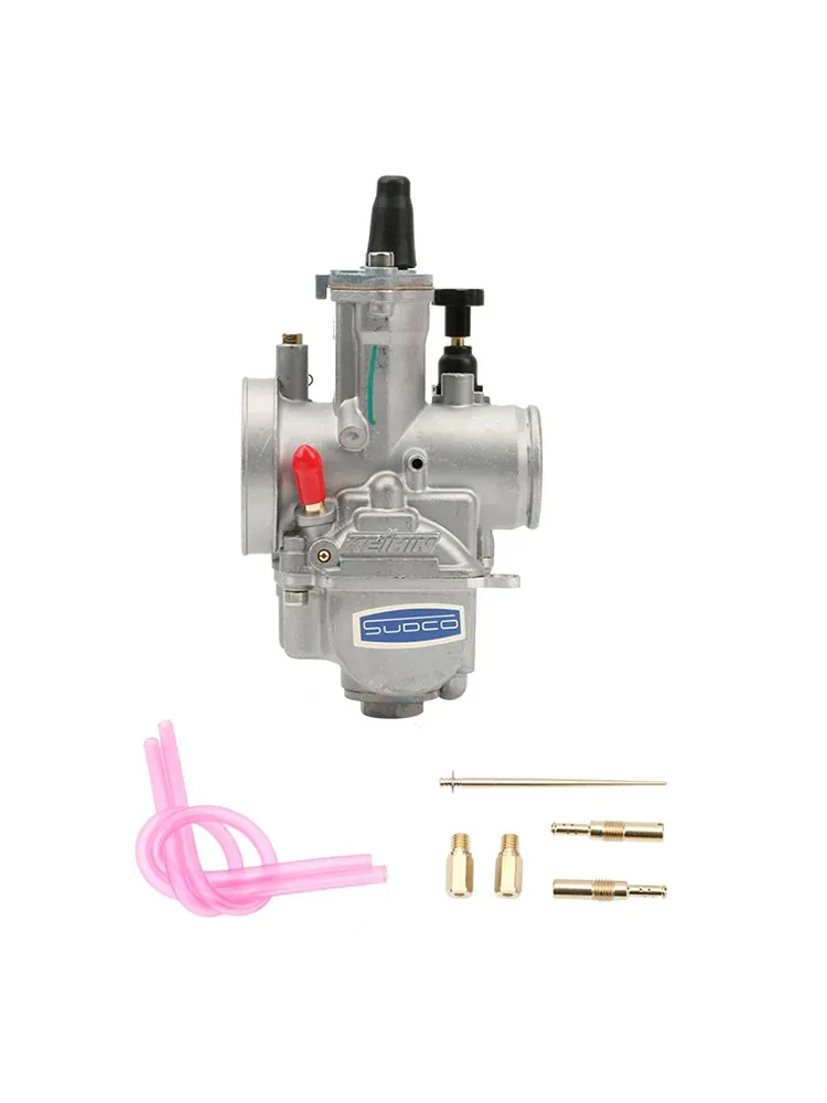 Universele PW 21 24 26 28 30 32 34mm Motorfiets Universele Carburateur Carburateur Met Power Jet Voor Universele Keihin 2T 4T ATV Qu - afbeelding 2
