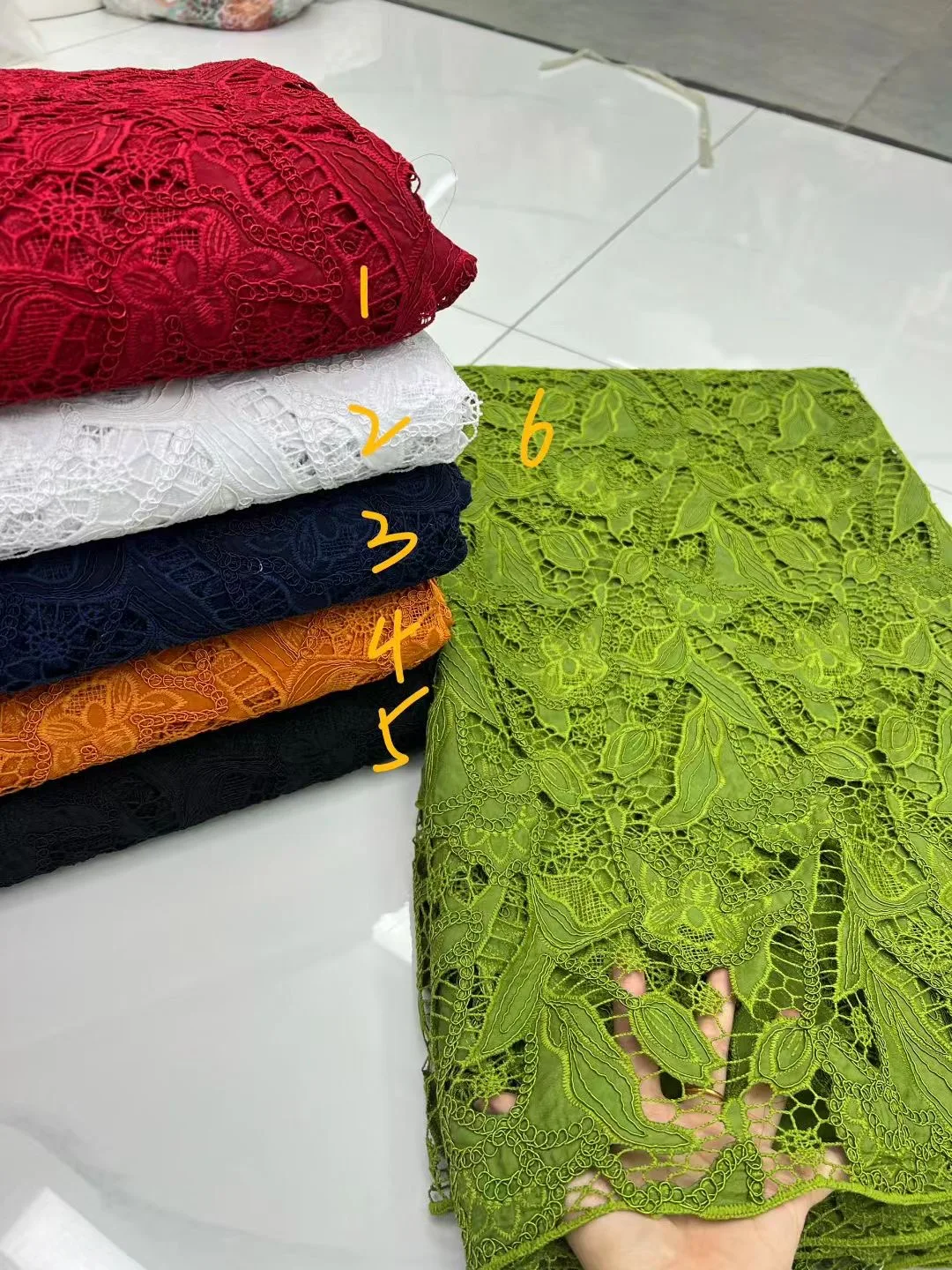 

Cord Guipure African Water Soluble Lace Fabrics 2025 Design Net Lace Fabric For Nigerian Women Wedding Dress Party