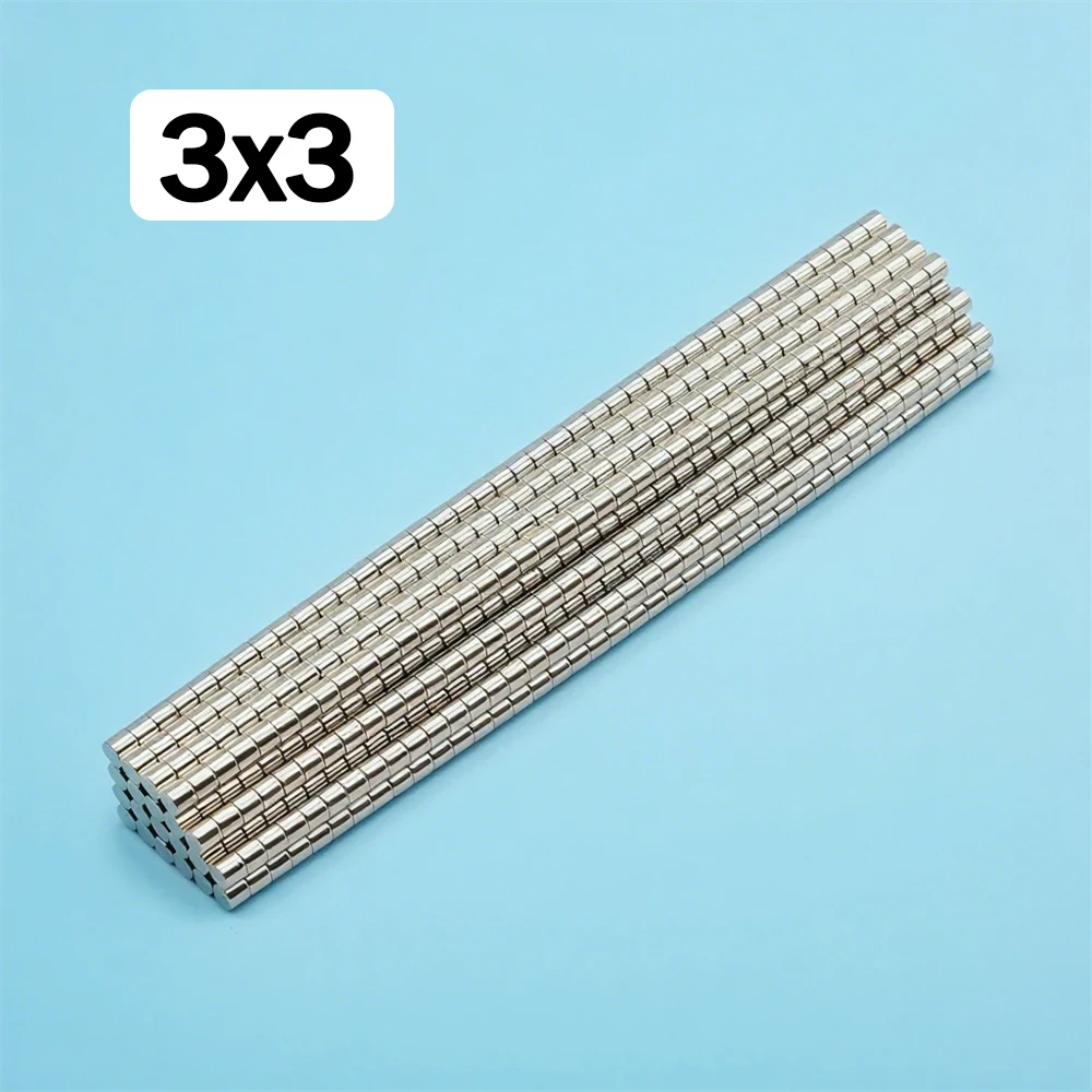 NdFeB Magnet Magnetic Iron Composite Block 3x3mm Super Magnetism Durable Industrial Hardware Model Building