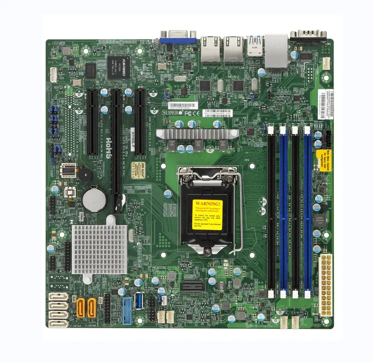 

New Original Supermicro Server Motherboard X11SSL-F Single Slot H4 LGA1151 E3-1200 7th/6th Gen Core I3 Series