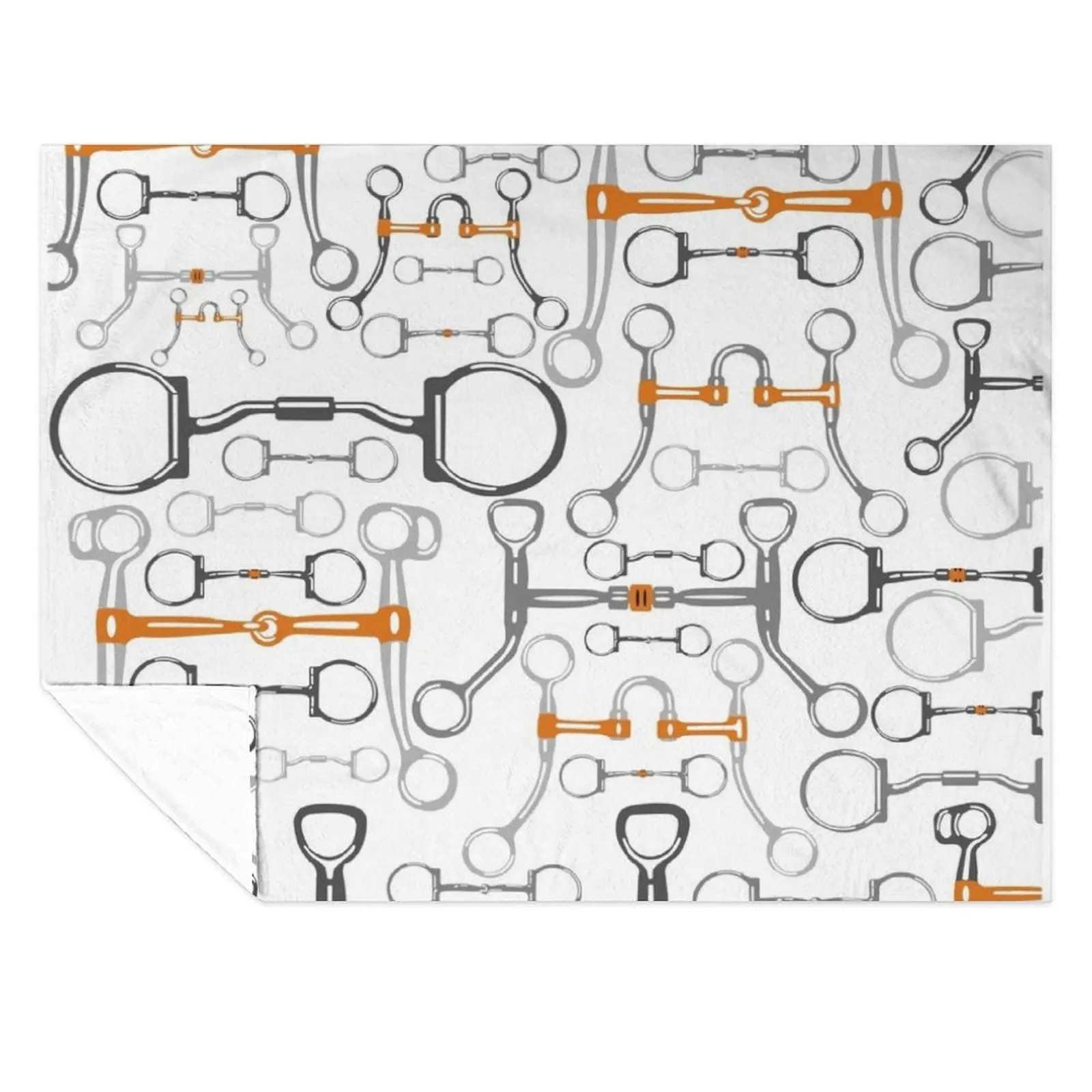 

Western Bits Multi Throw Blanket Blankets For Sofas Soft Stuffeds Blankets