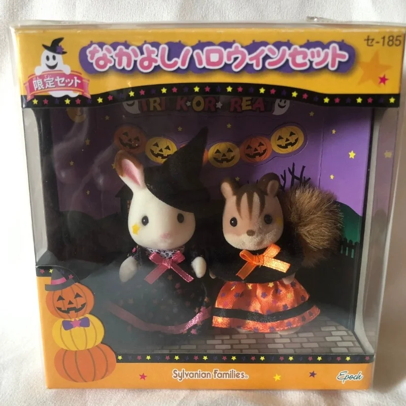 Sylvanian Families Rare Limited Edition Halloween Costume Style Anime Figures Set Family Baby Doll Decoration Birthday Gifts Toy