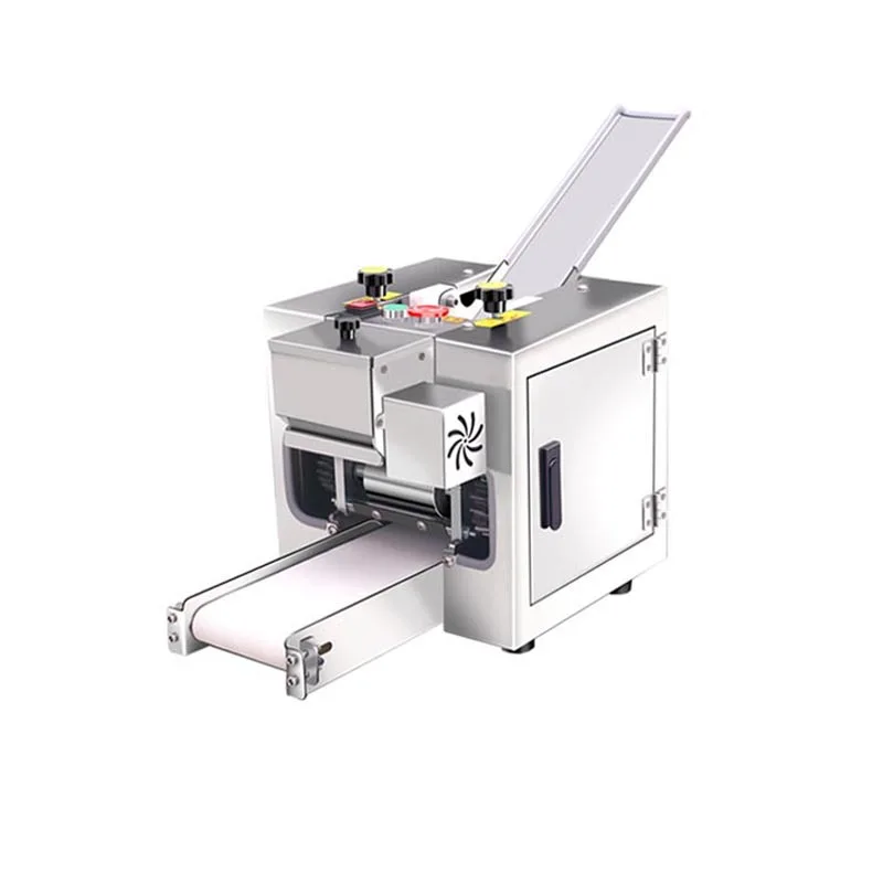 

110v/220v Stainless Steel Automatic Wonton Dumpling Skin Machine/roti Chapati Wrapper Makere