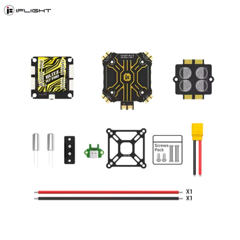 iFlight BLITZ H7 Pro Combo Set with BLITZ E80 Pro 4-IN-1 ESC (With CNC Alum Cover or Without CNC Alum Cover) for FPV Parts