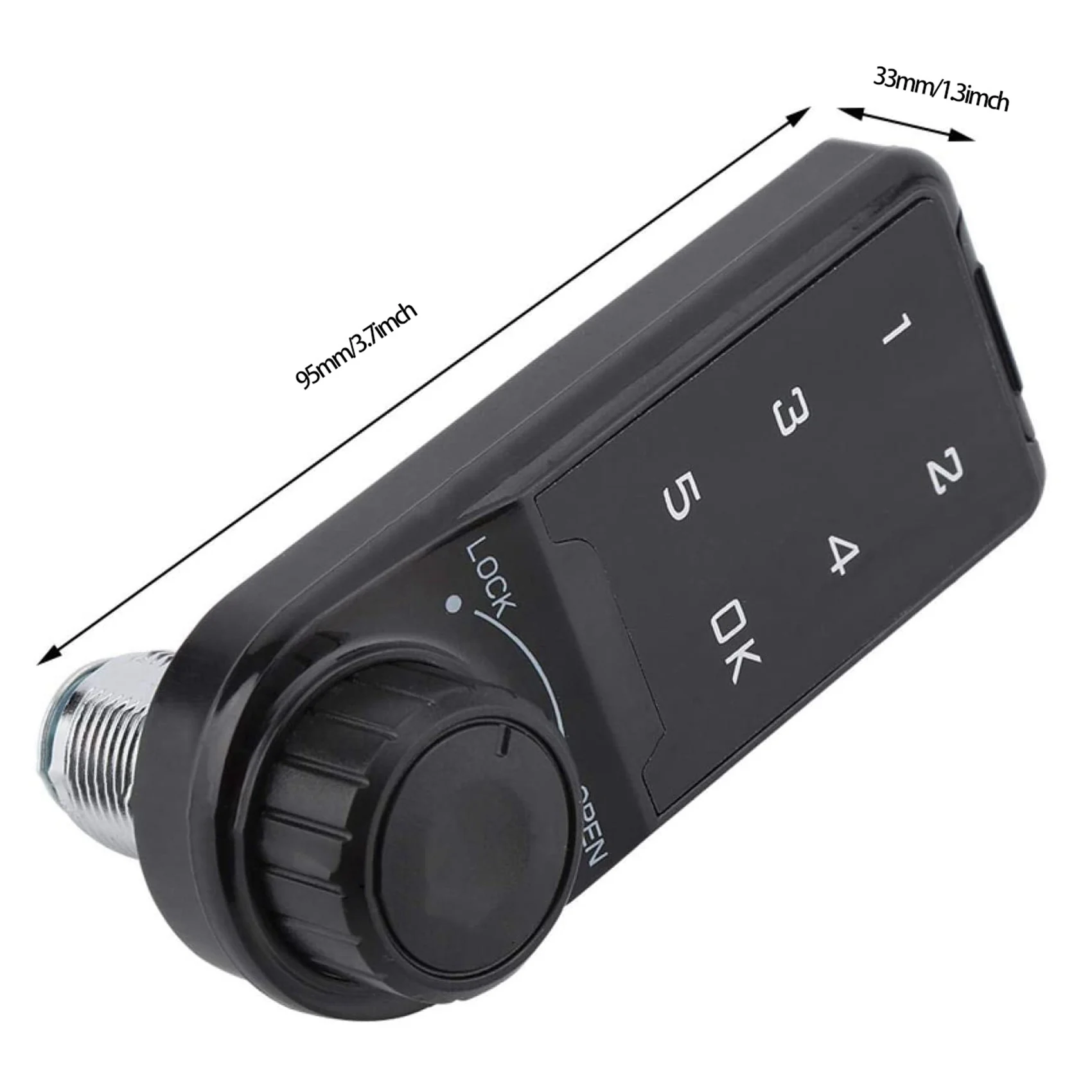 6X Combination Lock, Door Access Digital Electronic Security Cabinet Coded Locker A