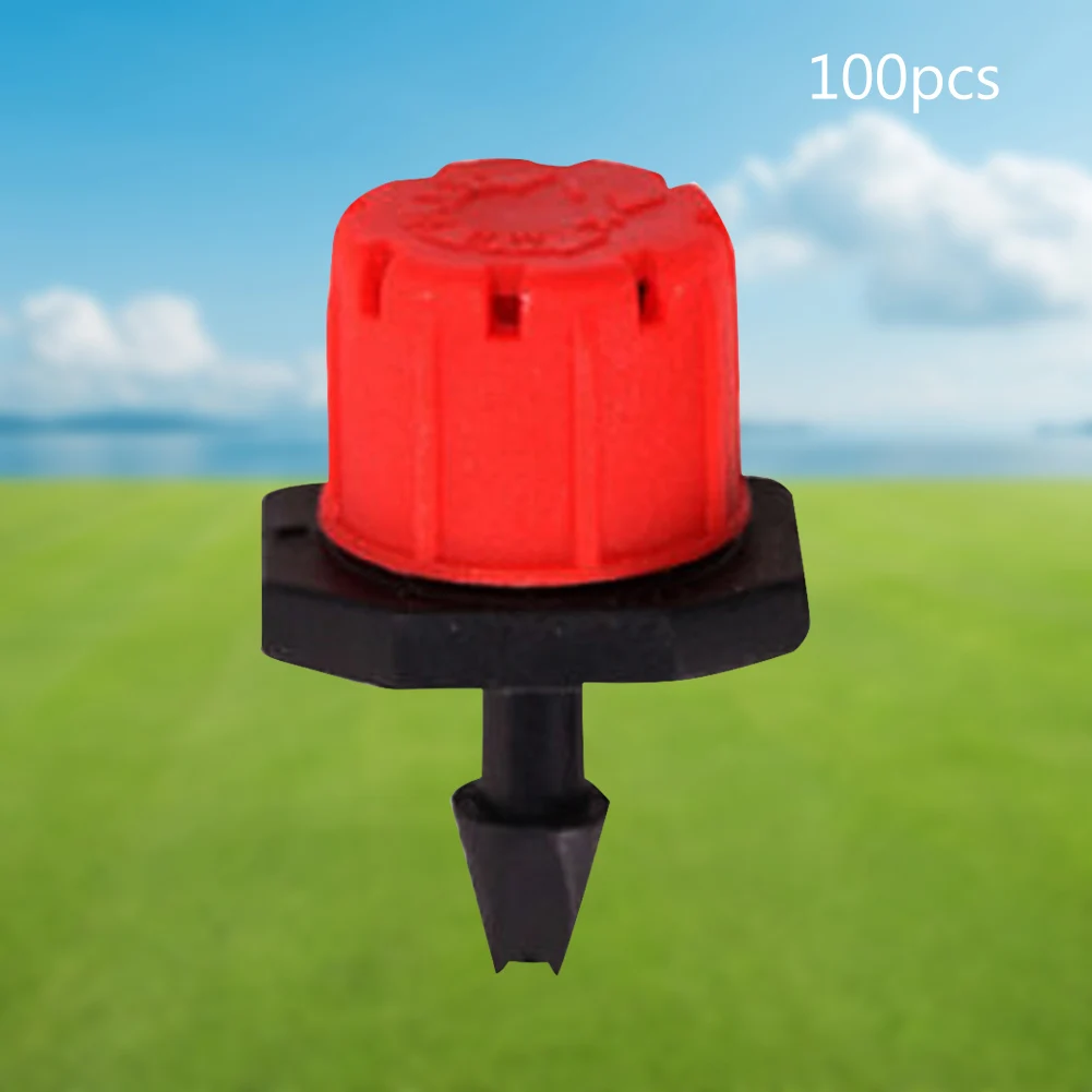100pcs/bag Water Dropper Head Adjustable Flow Head Drippers Water Saving Anti-clogging Portable  Practical Garden Tools