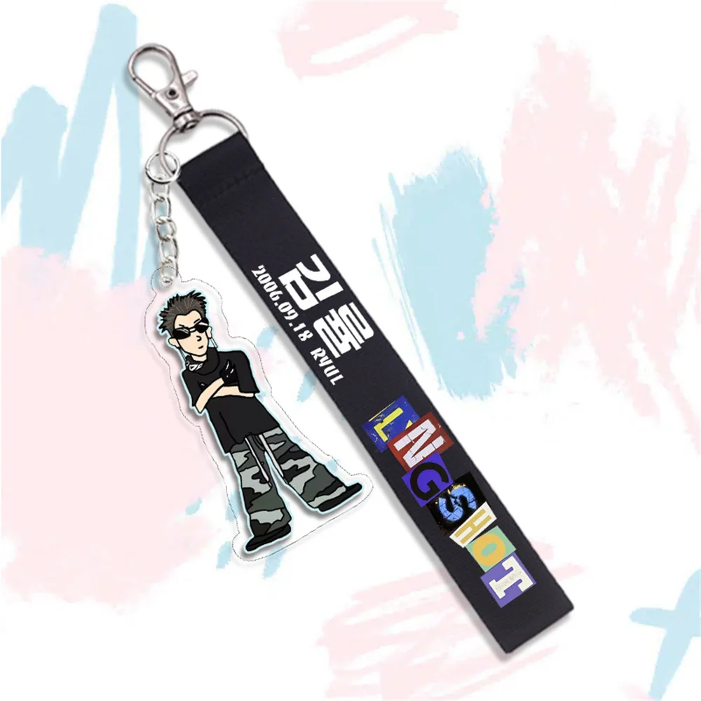LNGSHOT ルイ 1st キャラクター キーホルダー キーリング LNGSHOT Phone Strap Keychain Mobile Phone Lanyard Decoration