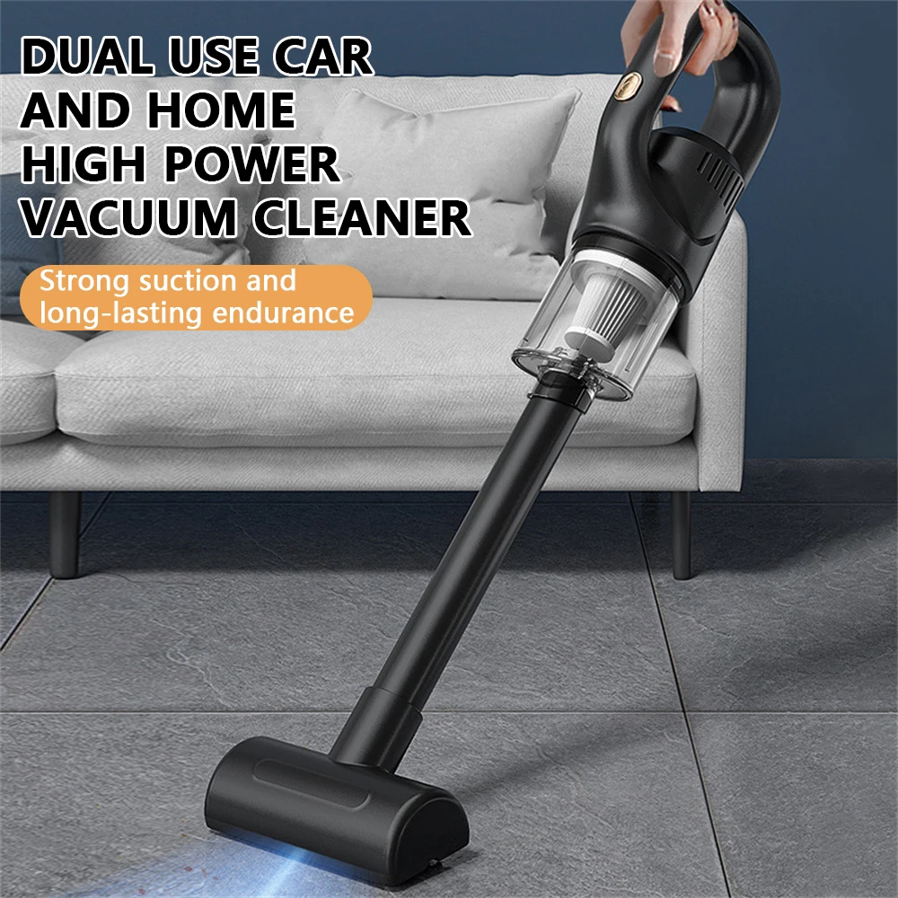 Wireless Handheld Vacuum Cleaner Cordless Chargeable 50000Pa Auto Vacuum for Home Car Pet Mini