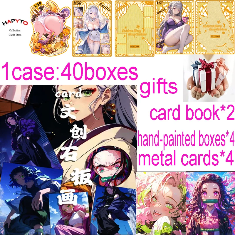 Panni card la più recente collezione Demon Slayer Soul Cards Anime giapponese Kimetsu No Yaiba Booster Box Tcg Cards Toy hobby Gifts