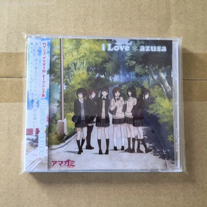 Anime Amagami SS OP1 I Love / azusa Music CD Single, Anime Opening Theme Soundtrack Disc for Car Walkman Fan Collection Gift
