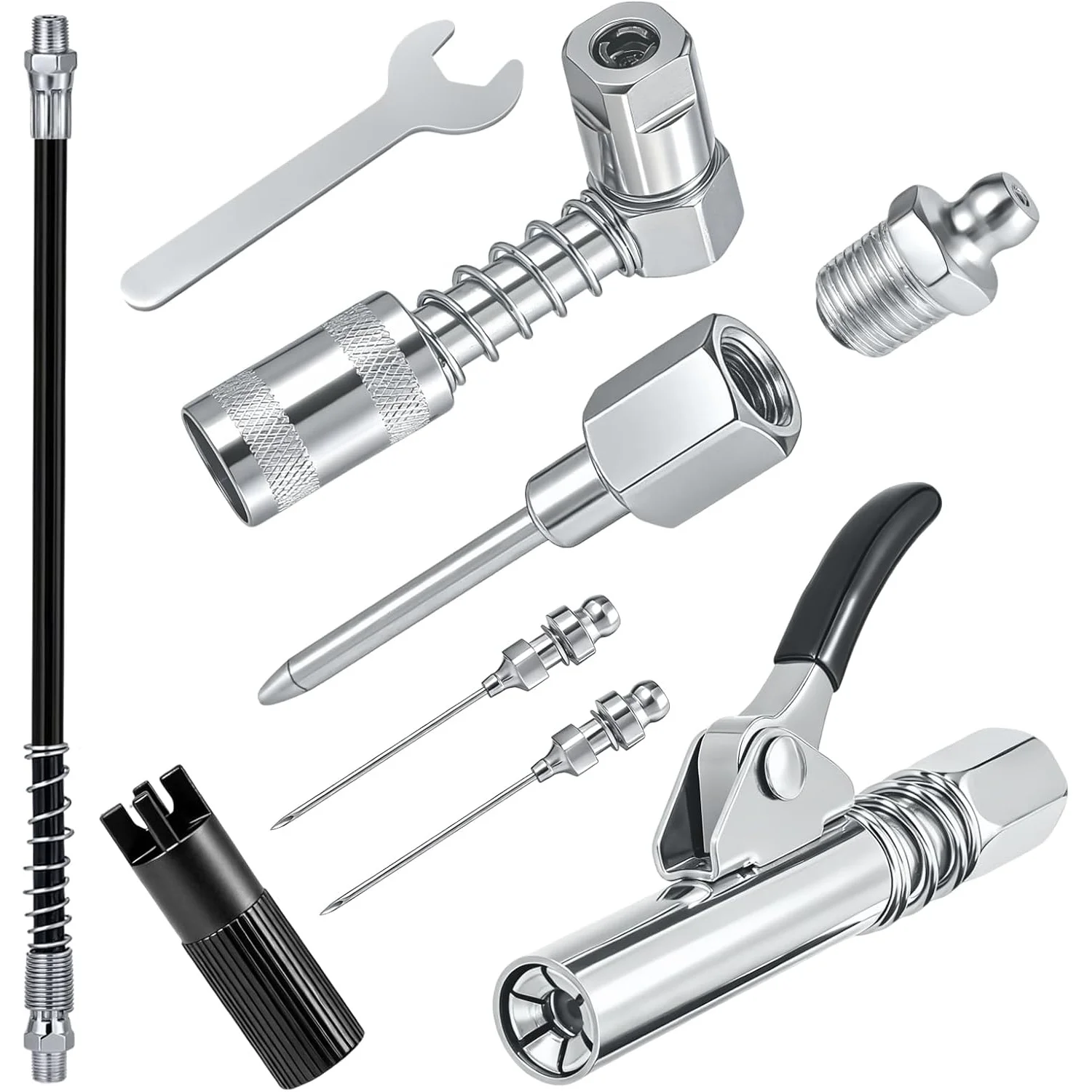 

Butter gun accessory set - Quick-connect nozzle needle distributor Nozzle 90-degree butter nozzle adapter