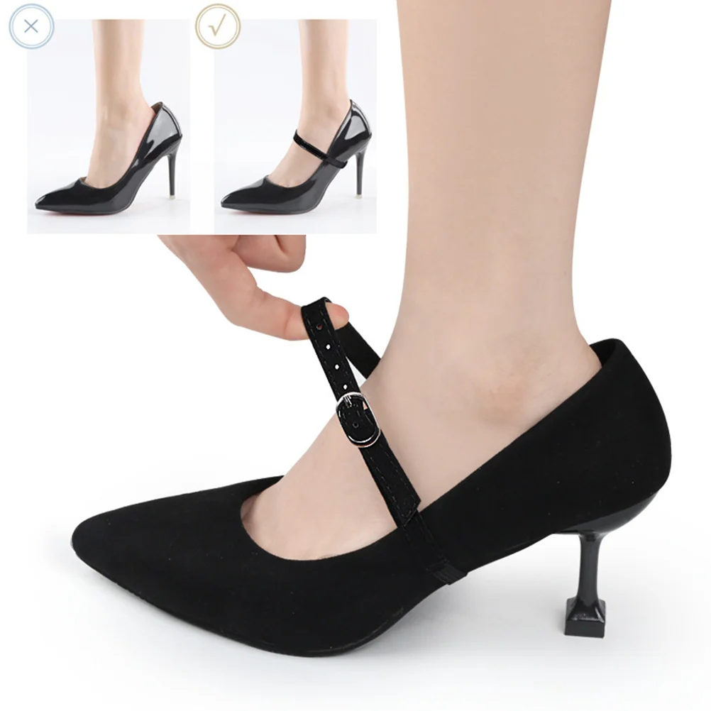 

3Pairs Shoe Straps for Heels Adjustable Daily Use Female Heel Bands High Heel Accessory Fixing Buckle Preventing Slip for High