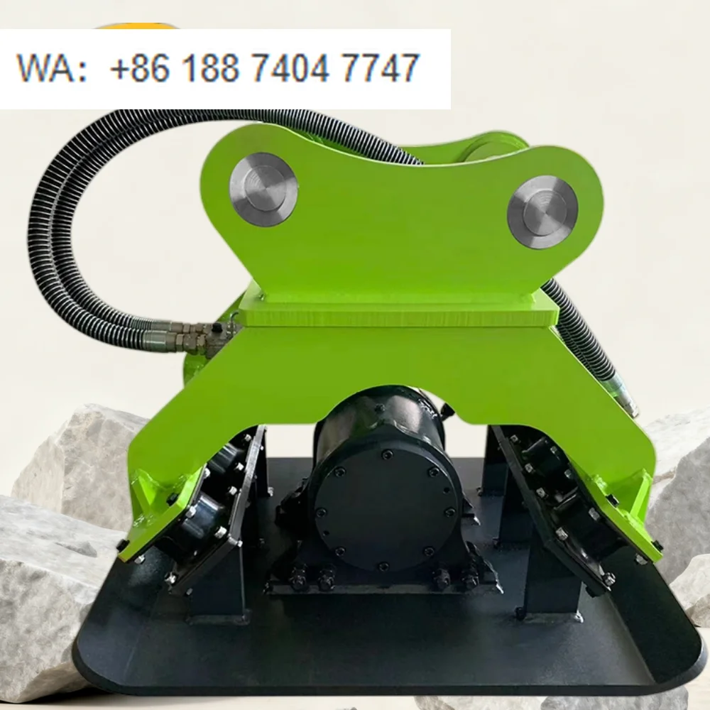 Фото Гидравлический компактор для экскаватора: идеально подходит для уплотнения траншей и склонов