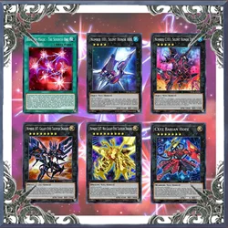 Yugioh-cartas de The Seventh One Baran, 16 piezas, no originales, números Chos, CNO 101, 107