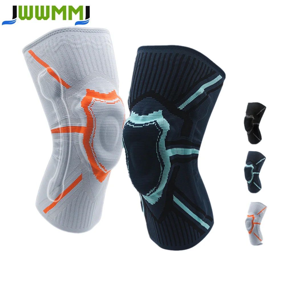 Kniebandage zur Linderung von Knieschmerzen, Kompressions-Kniebandage mit Patella-Gelkissen und Seitenstabilisatoren, Kniestütze bei Meniskusriss
