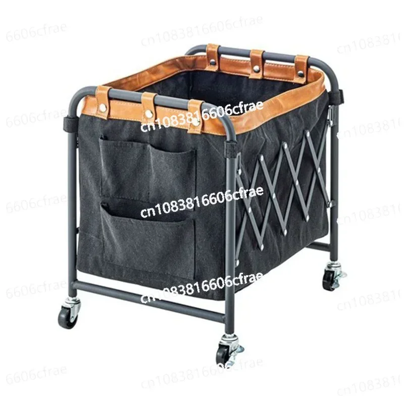 Foldable Nordic Mobile Storage Basket Living Room Newspaper Rack Magazine Rack Sofa Side Storage Rack Bookshelf