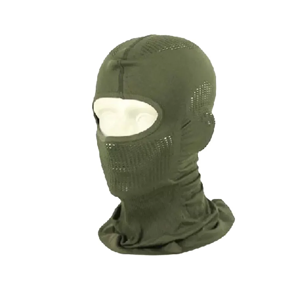 WW2 Masked Headwrap Russian Headwear Outdoor Combat Quick Drying Breathable Full-Face Mask Replica of WWII Iteam Mask